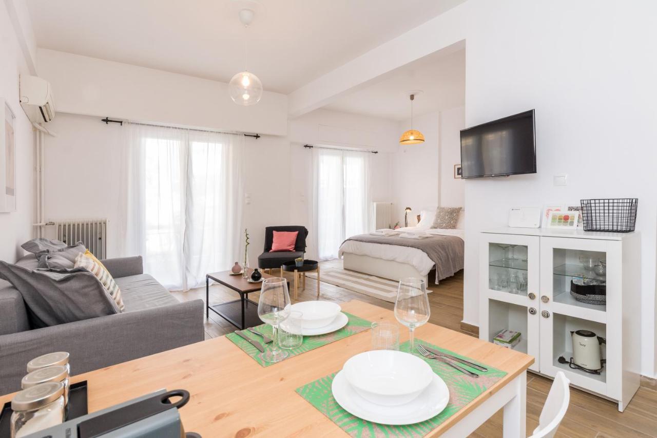 Wide Comfy Studio Apartment Centrally Located In Thissio Atena Exterior foto