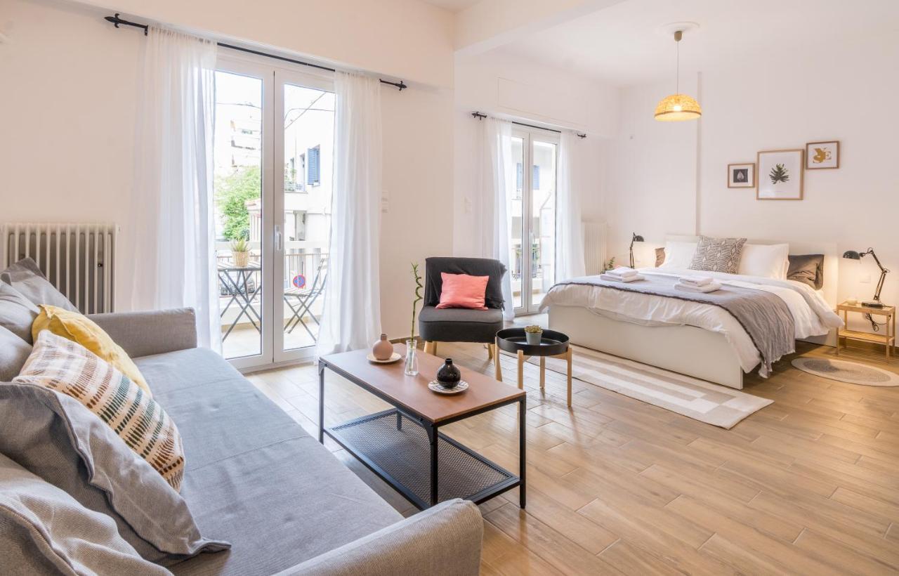 Wide Comfy Studio Apartment Centrally Located In Thissio Atena Exterior foto